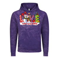 Cloud Purple love christmas snowman Vintage Hoodie - CowGirlArtShop