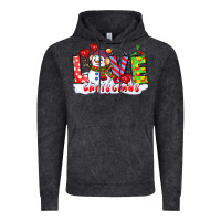 Vintage Black love christmas snowman Vintage Hoodie - CowGirlArtShop