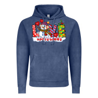 Vintage Denim love christmas snowman Vintage Hoodie - CowGirlArtShop