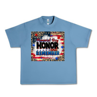 Pebble Blue memorial day honor and remember Urban Heavy Tee - CowGirlArtShop