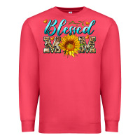 Cardinal blessed mom with sunflower Premium Sweatshirt - Artiststas