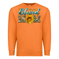 Carrot blessed mom with sunflower Premium Sweatshirt - Artiststas
