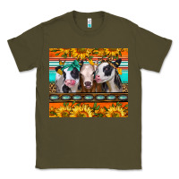 Army Green heifers and sunflowers Classic Tee - Jasminsmagicworld