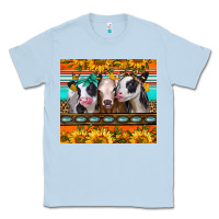 Dusty Blue heifers and sunflowers Classic Tee - Jasminsmagicworld