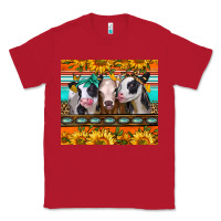 Red heifers and sunflowers Classic Tee - Jasminsmagicworld