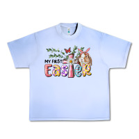 Grape Ice My First Easter Bunny Urban Heavy Tee - RanaPortraitStore