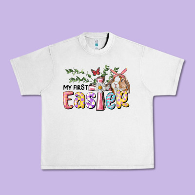 My First Easter Bunny Urban Heavy Tee Designed By Ranaportraitstore