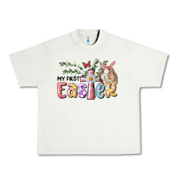 Pistachio My First Easter Bunny Urban Heavy Tee - RanaPortraitStore