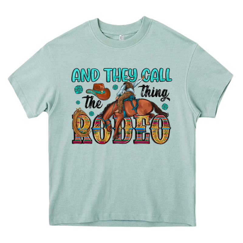 And They Call The Thing Rodeo Heavy Core Tee by Artiststas | Teevron