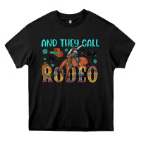 Black and they call the thing rodeo Heavy Core Tee - Artiststas