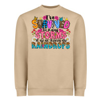 Mushroom ive survived too many storms to be thered by raind Heavyweight Sweatshirt - CowhideDigitalArt