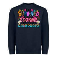 Navy ive survived too many storms to be thered by raind Heavyweight Sweatshirt - CowhideDigitalArt