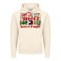 Vintage Artic santas favorite soccer player Vintage Hoodie - CowGirlArtShop