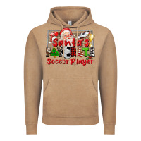 Vintage Coffee santas favorite soccer player Vintage Hoodie - CowGirlArtShop