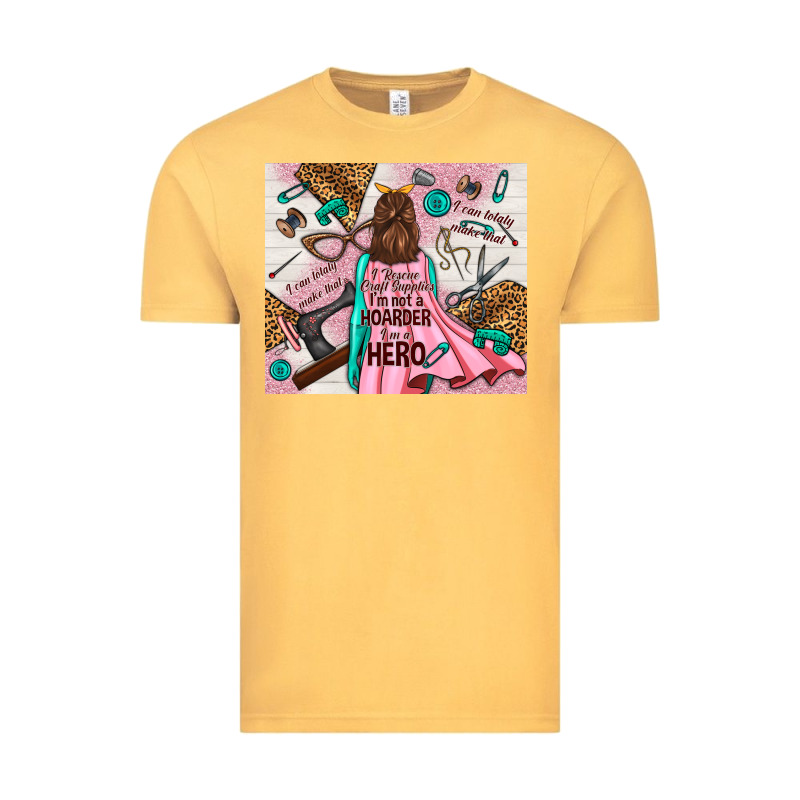 I Rescue Craft Supplies I'm Not A Hoarder I'm Hero Vintage Tee by TumblerDesignByShophia | Teevron