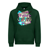 Forest Green i d rather be crafting Urban Hoodie - AdoDesignShop