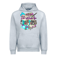 Heather Grey i d rather be crafting Urban Hoodie - AdoDesignShop