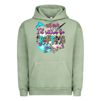 Pigment Oil Green i d rather be crafting Urban Hoodie - AdoDesignShop