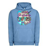 Pigment Pebble Blue i d rather be crafting Urban Hoodie - AdoDesignShop
