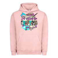 Pigment Salmon i d rather be crafting Urban Hoodie - AdoDesignShop
