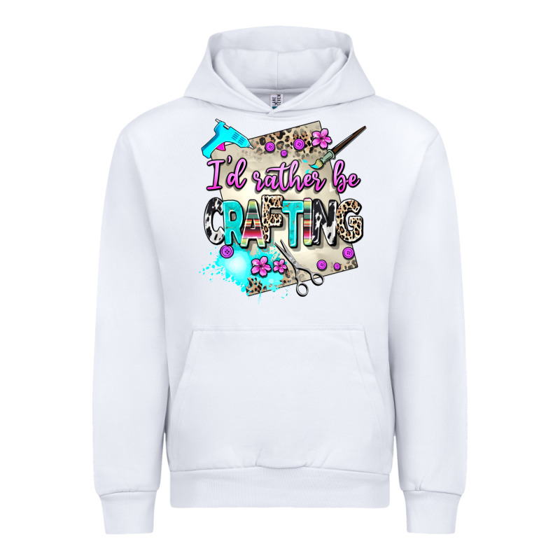 I D Rather Be Crafting Urban Hoodie by AdoDesignShop | Teevron