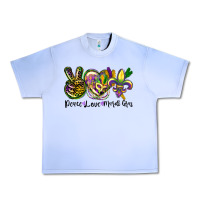 Grape Ice peace love mardi gras Urban Heavy Tee - CowGirlArtShop