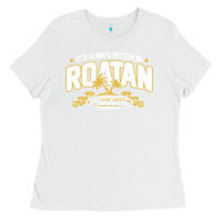 White Roatan Honduras Souvenir Roatan Gift Travel Ladies Tee - trangStudio