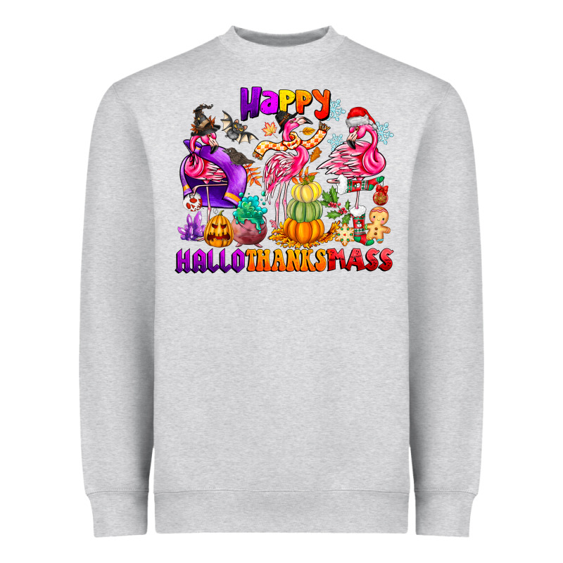 Happy Hallo Thanks Mas Heavyweight Sweatshirt by CowhideDigitalArt | Teevron
