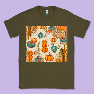 Fall Pumpkins Classic Tee Designed By Texasbilliewilder
