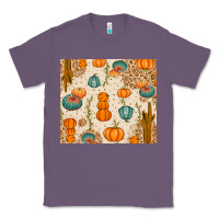 Lavender Fall Pumpkins Classic Tee - texasbilliewilder