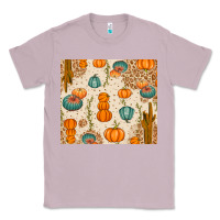 Lilac Fall Pumpkins Classic Tee - texasbilliewilder