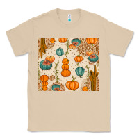 Mushroom Fall Pumpkins Classic Tee - texasbilliewilder