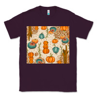 Plum Fall Pumpkins Classic Tee - texasbilliewilder