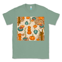 Sage Fall Pumpkins Classic Tee - texasbilliewilder