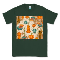 Sports Green Fall Pumpkins Classic Tee - texasbilliewilder