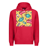 Cardinal nurse medicine seamless pattern Premium Hoodie - BundleAndBundleShop