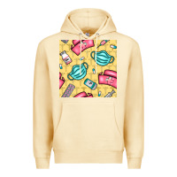 Pina Colada nurse medicine seamless pattern Premium Hoodie - BundleAndBundleShop