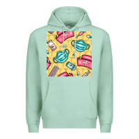 Seafoam nurse medicine seamless pattern Premium Hoodie - BundleAndBundleShop