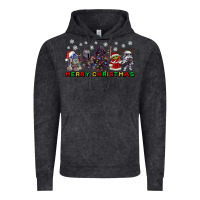 Vintage Black merry christmas gnomies Vintage Hoodie - CowGirlArtShop