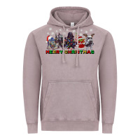 Vintage Zinc merry christmas gnomies Vintage Hoodie - CowGirlArtShop
