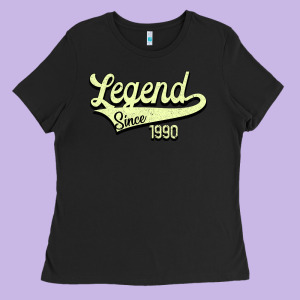 Legend Since 1966 Ladies Tee Designed By Bettercallsaul