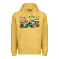 Antique Gold indian headdress coffee cups Premium Hoodie - Jasminsmagicworld
