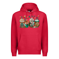Cardinal indian headdress coffee cups Premium Hoodie - Jasminsmagicworld