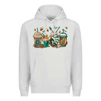 Dove Grey indian headdress coffee cups Premium Hoodie - Jasminsmagicworld