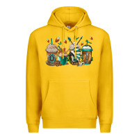Lemon indian headdress coffee cups Premium Hoodie - Jasminsmagicworld