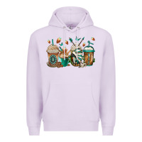 Lilac indian headdress coffee cups Premium Hoodie - Jasminsmagicworld