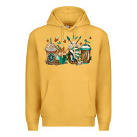 Mustard indian headdress coffee cups Premium Hoodie - Jasminsmagicworld