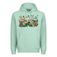 Seafoam indian headdress coffee cups Premium Hoodie - Jasminsmagicworld
