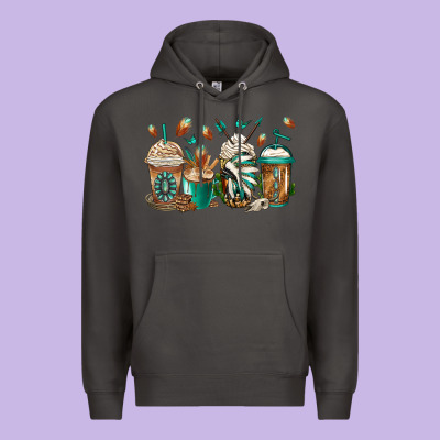 Indian Headdress Coffee Cups Premium Hoodie Designed By Jasminsmagicworld