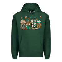Sports Green indian headdress coffee cups Premium Hoodie - Jasminsmagicworld